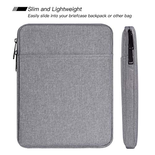 Image of Tablet Sleeve Case for 11 inch Samsung Galaxy Tab A9+ / Galaxy Tab S6 Lite, iPad Air M4 M3, Pro 11 M5,iPad 9 /8 /7 10.2 Bag, Light Grey