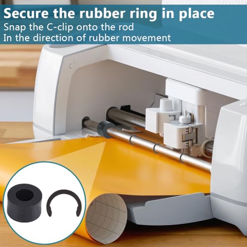 OLYCRAFT 36 Ersatz Gummirollen Auflösung. Enthält 15 Gummirollen Auflösung Und 15 Gummirollen Ersatz. Verhindert DASS Sich Das Gummi Bewegt. Halteklammerringe Für Reparaturwerkzeuge