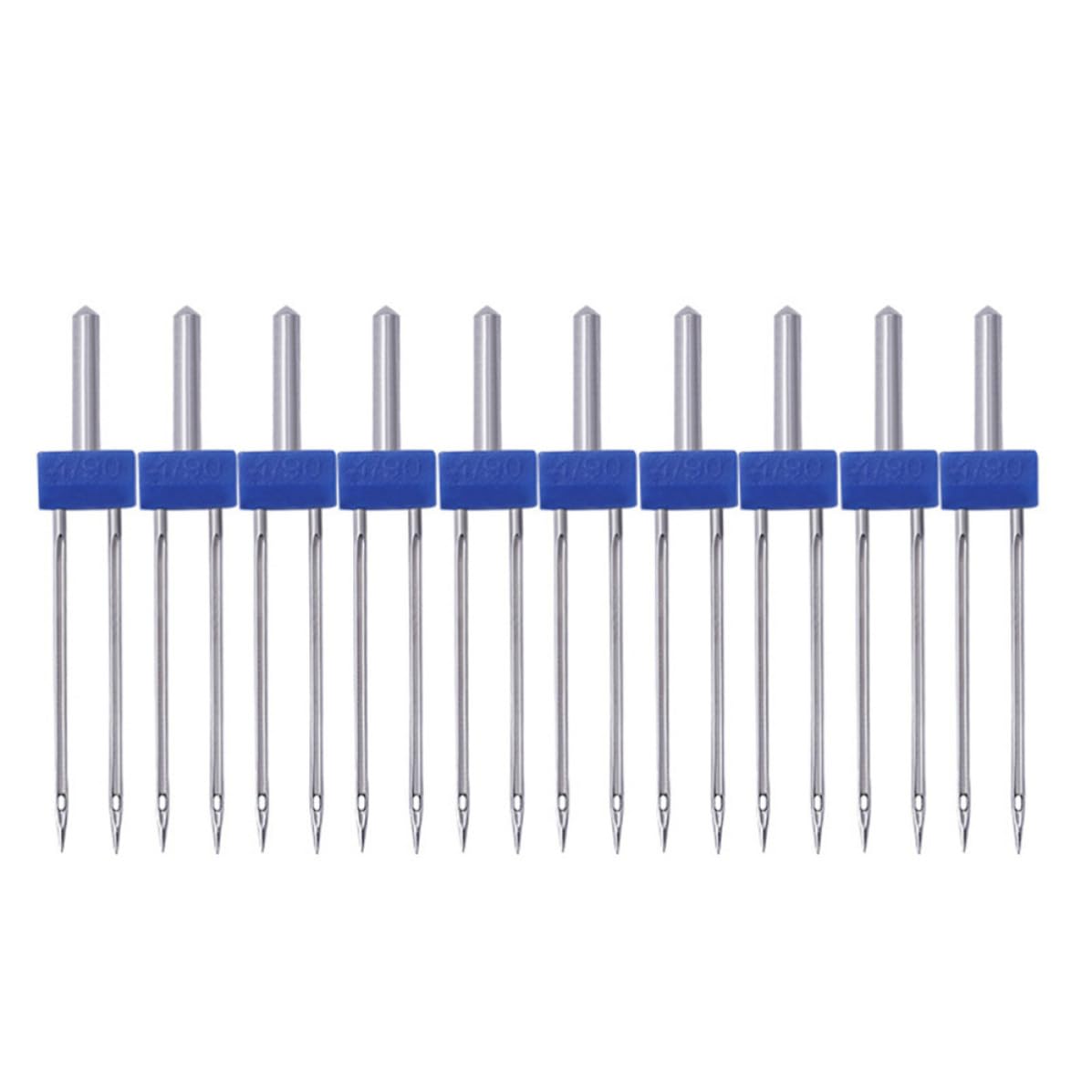 YARNOW 100 Stück Multifunktionale Zwillingsnadel aus Metall für Haushaltsnähmaschinen mit Gleichzeitiger Stichfunktion und Tragbarem Spitzen Bausatz Modell C01 005 00170