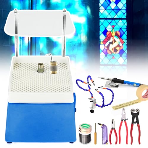 Image of Stained Glass Starter Kit, Professional Start Up Set with Grinder Machine&5/8