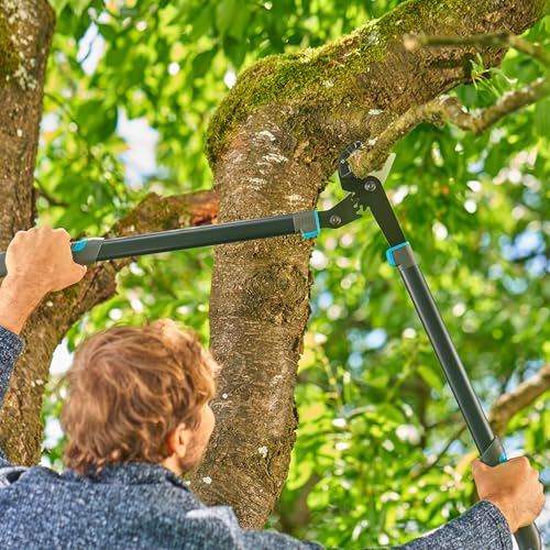 Gardena Sécateur EnergyCut Pro L: sécateur à enclume pour branches sèches, diamètre de coupe 50 mm, lames affûtées avec précision, conception légère, poignées ergonomiques (12052-20)