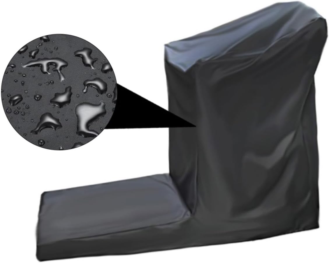Generic Rainproof Treadmill Cover and for Home Gym Equipment Black Material for Outdoor Use