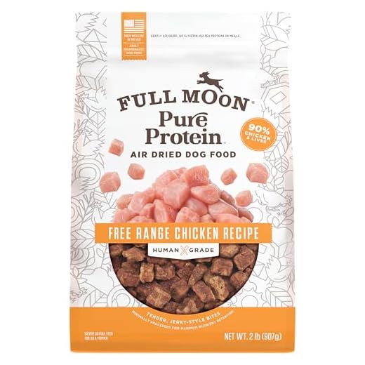 Full Moon Pure Protein Air Dried Dog Food Free Range Chicken Recipe 2lb