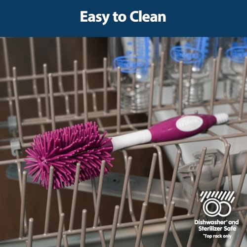 Dr. Brown's Soft Touch Baby Bottle Cleaning Brush, Pink, 1-Pack - image 6