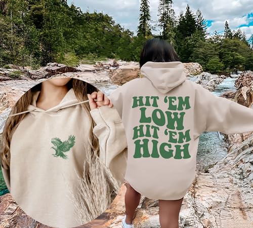 Hit 'Em Low Hit 'Em High Sweatshirt, Road to Victory, Philly, Philadelphia Shirt, Game Day, Football3