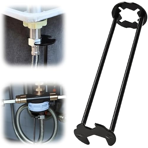 2 PCS Multifunctional Sink Wrench, 2025 New 7 Sizes Universal Under Sink Plumbing Tools for Professional Plumber, Basin Sink Faucet Wrench Tight Spaces Under Sink Wrenchs Faucet Tool (A - 4 Bayonet)