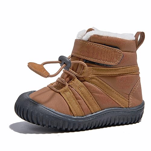 Newsonet Toddler Winter Snow Boots Boys Girls Cold Weather Baby Faux Fur Shoes (Infant/Toddler/)2