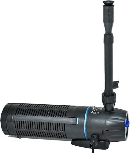 Miniatura 1 de Aquatop Bomba sumergible para estanque de 264 GPH con kit de fuente, luz UV de 13 vatios para agua cristalina, uso de agua dulce y salada, ideal