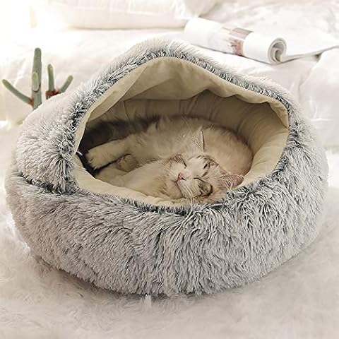 Lit Rond Moelleux Fashionapple pour Chat Cover
