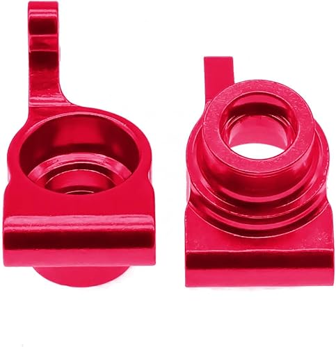 Miniatura 5 de Base de cubo de dirección delanterotrasero de aluminio, base de nudillos de portador C, piezas de actualización de asiento C para WLtoys 144001 114