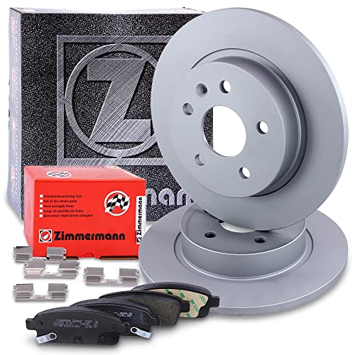 ZIMMERMANN Bremsenset Hinterachse inkl. Bremsscheiben Ø 268 mm Voll