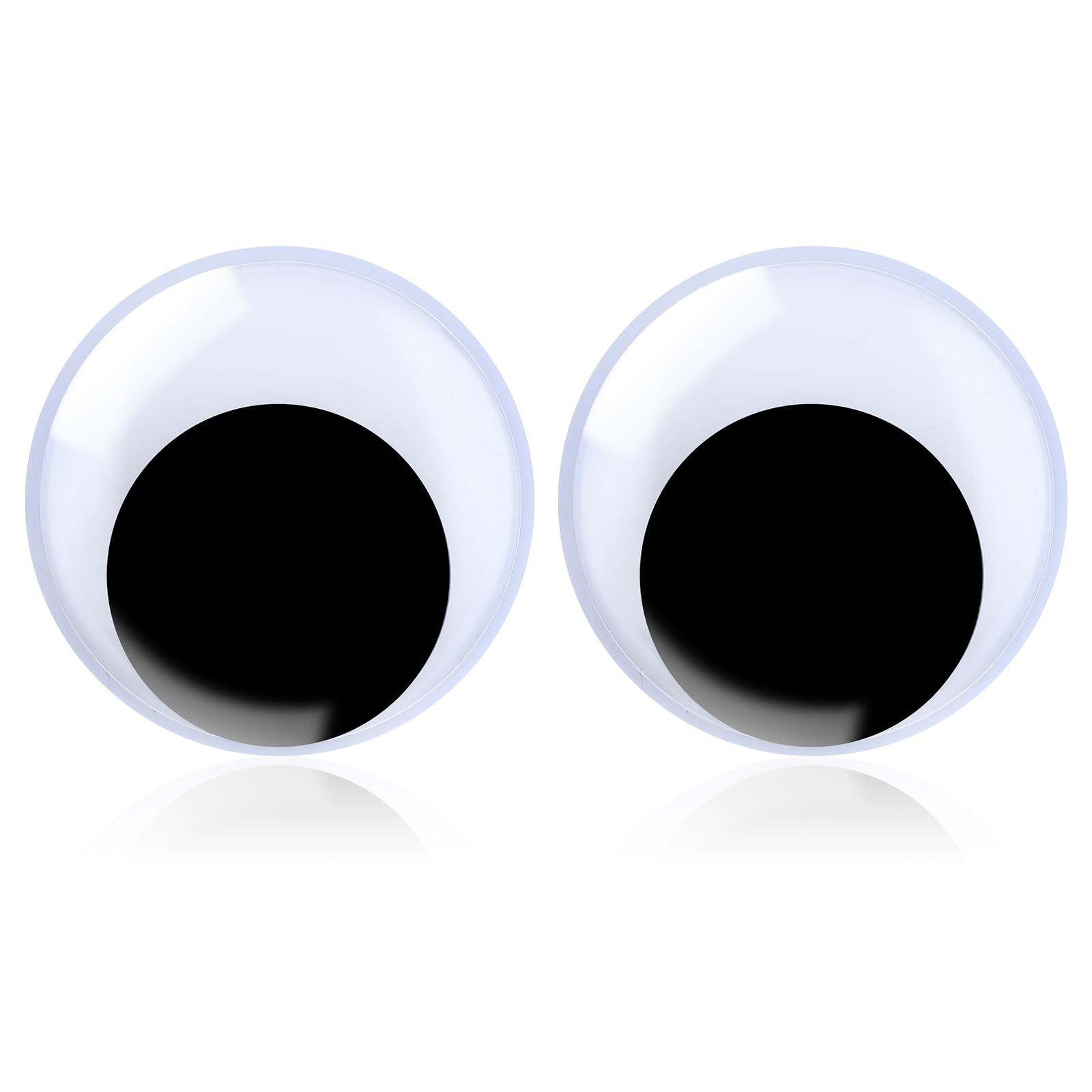 5,2 tum gigantiska googly ögon självhäftande stora vickögon för hantverk plast Google Eyes klistermärken svart vit stora googly ögon för gör-det-själv hantverk dekoration halloween julgran googly eyes