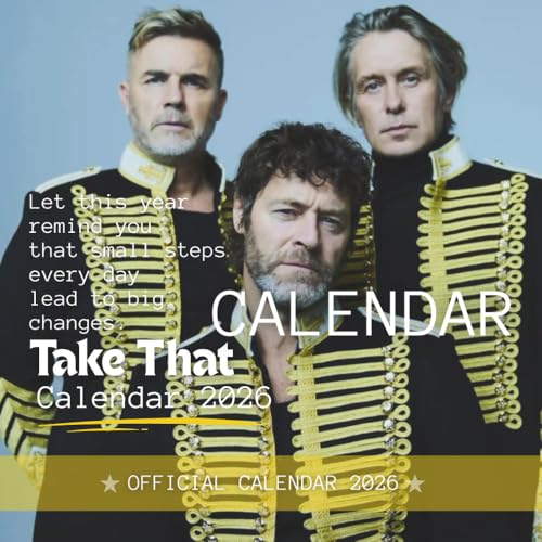 Ta.ke That Calendar 2026 für 13,42 EUR bei amazon.de Bild: Ta.ke That Calendar 2026 für 13,42 EUR bei amazon.de