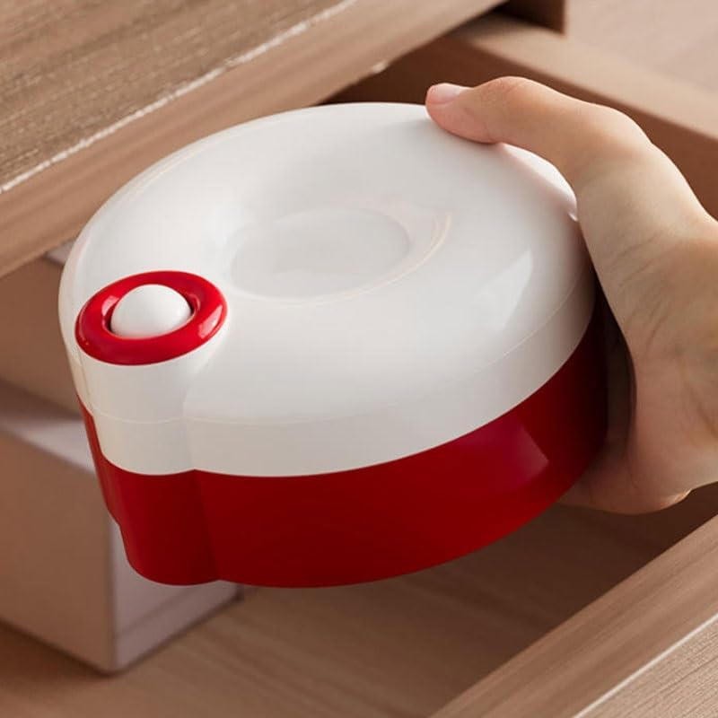 LWECMGSA ABS Rotating Magnetic Suction Needle Thread Box Home Use Practical Sewing Set