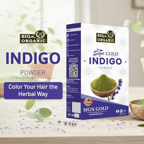 Image of Natural Henna and Indigo Powder Combo for Hair Black 200g | Ayurvedic Herbal Haircare Products for Natural Hair Coloring, Conditioning, & Healthy Shiny Hair