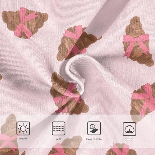 Girls' Underwear Croissants Ribbons Cotton Stretch Comfort Toddler Panties3