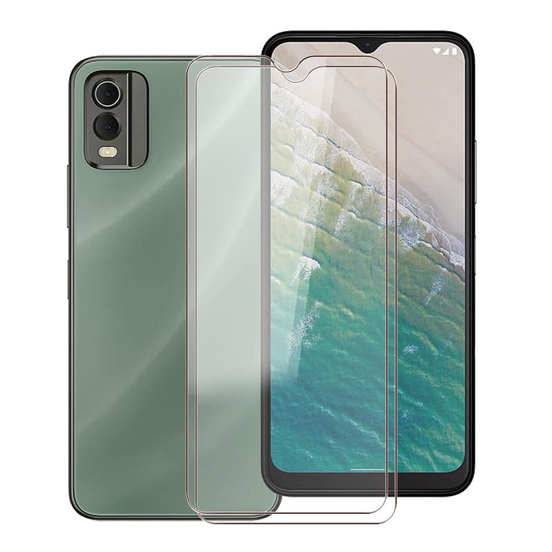 for Nokia C32 Screen Protector Tempered Galss, [2 Pack] High Clear [9H Hardness] [Bubble Free] Screen Tempered Glass Protective Film for Nokia C32 6.5 Inch.