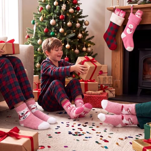 Image of Hoolerry 30 Pairs Fuzzy Socks in Bulk