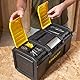 STANLEY Werkzeugbox/Werkzeugkoffer leer Werkzeugkasten - Werkzeugkiste (49 x 27 x 24 cm, Werkzeugorganizer mit Schnellverschluss, schwere Ausführung, Trolley mit ergonomischem Griff) 1-79-217