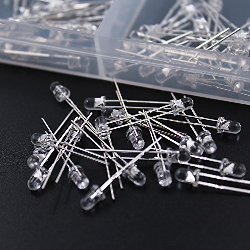 DiCUNO 200PCS 2PIN LED luce che emettono diodi