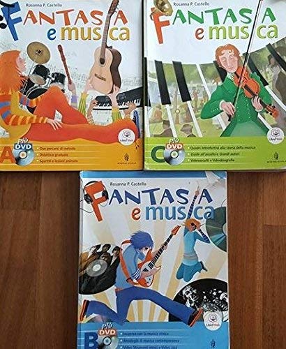 9788829832286 Fantasia e musica. Vol. A-B-C. Per la Scuola media. Con 3 DVD. Con espansione online