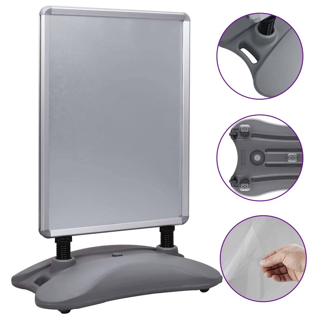 Genérico Soporte para Carteles A1 Base de Agua aleación de Aluminio Gris,Economía e Industria,Venta al por Menor,Mostradores,51204