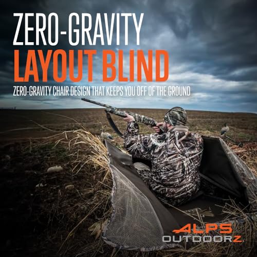 ALPS OutdoorZ Zero-Gravity Layout Blind - Advanced Hunting Blind in Realtree MAX-7, with Flared Fabric, Heavy-Duty Stakes, Padded Seat & Headrest, Gear Pockets, and Backpack Straps by ALPS OutdoorZ - Image 2