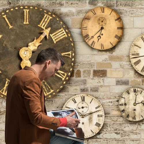 Fondo Fotográfico Vintage Reloj Oro 6x4ft Poliéster miniatura 2