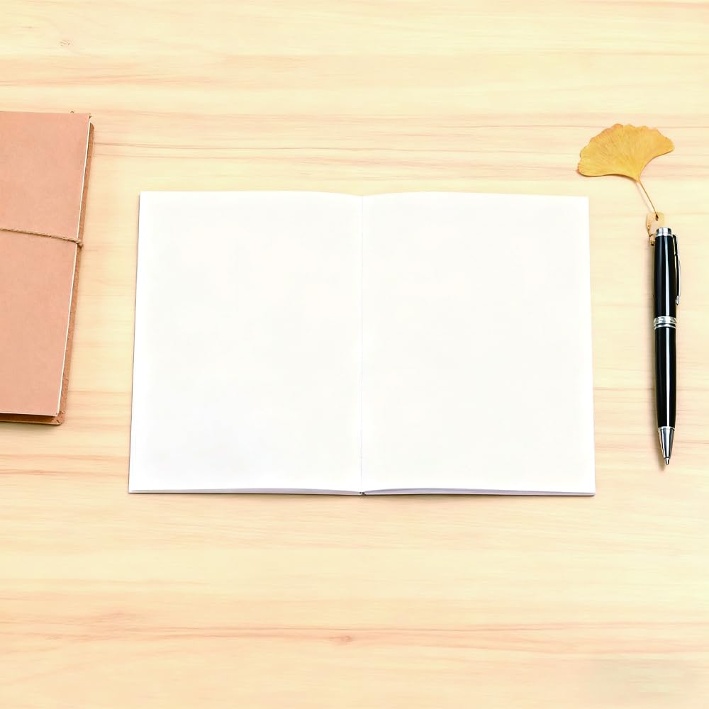 Lot de 12 livres vierges blancs de 15,2 x 20,3 cm pour enfants pour écrire des histoires, carnets de croquis à couverture rigide pour étudiants, bande dessinée vierge, bricolage pour faire