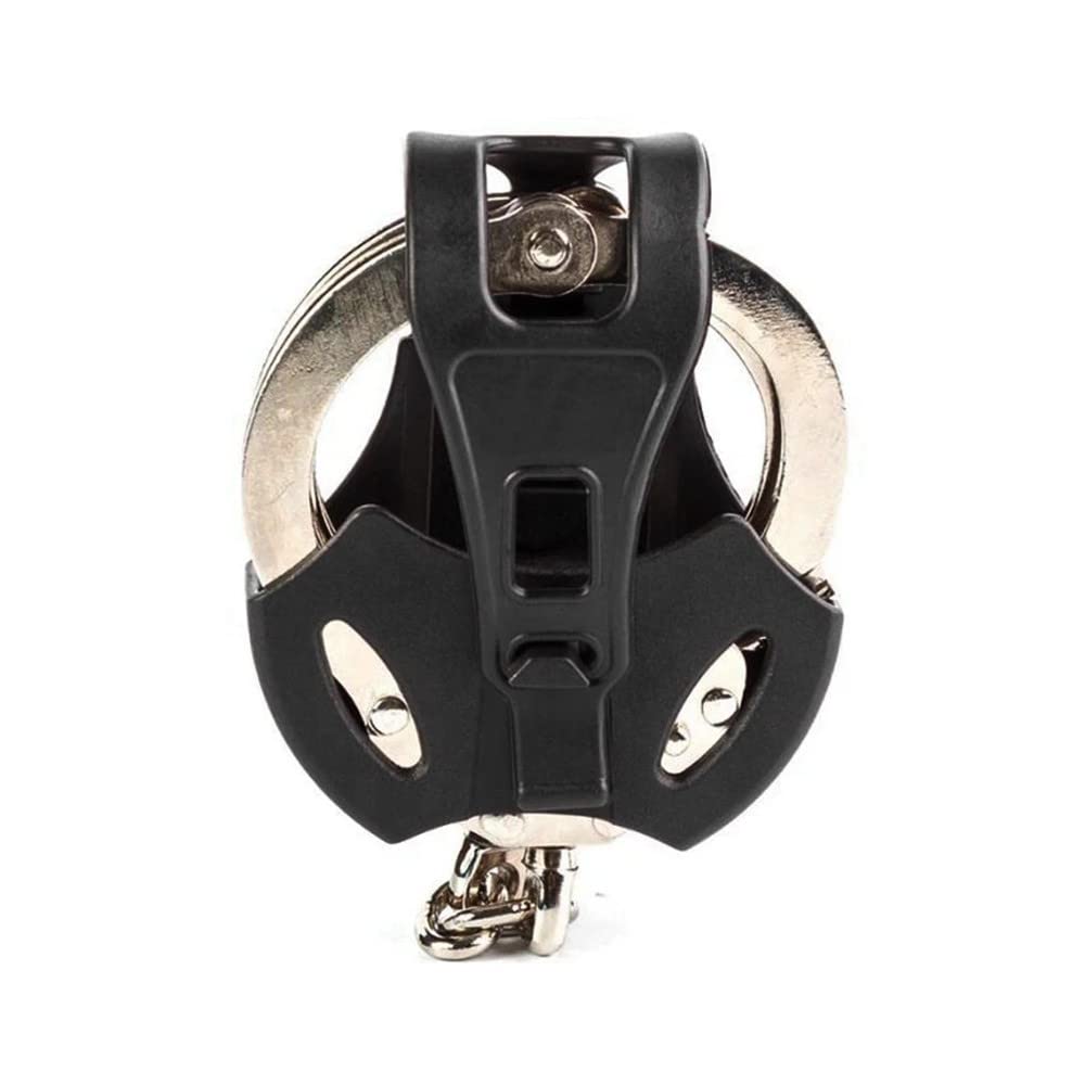 Porte Menottes,Étui pour Menottes Dissimuler Dégagement Rapide Ceinture de Porte Menottes pour Chasse Tactique Gilet