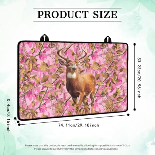 Image of Deer Branch Electric Stove Top Cover Heat Resistant Range Covers for Electric Stove Folding Dish Drying Mat Extra Large Glass Cooktop Covers Printed Flat RV Range Top Mats