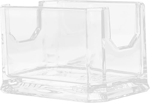 Miniatura 8 de UPKOCH Organizador de bolsas de té de plástico, caja de almacenamiento para gabinetes de cocina, encimeras de acrílico transparente, organizador de