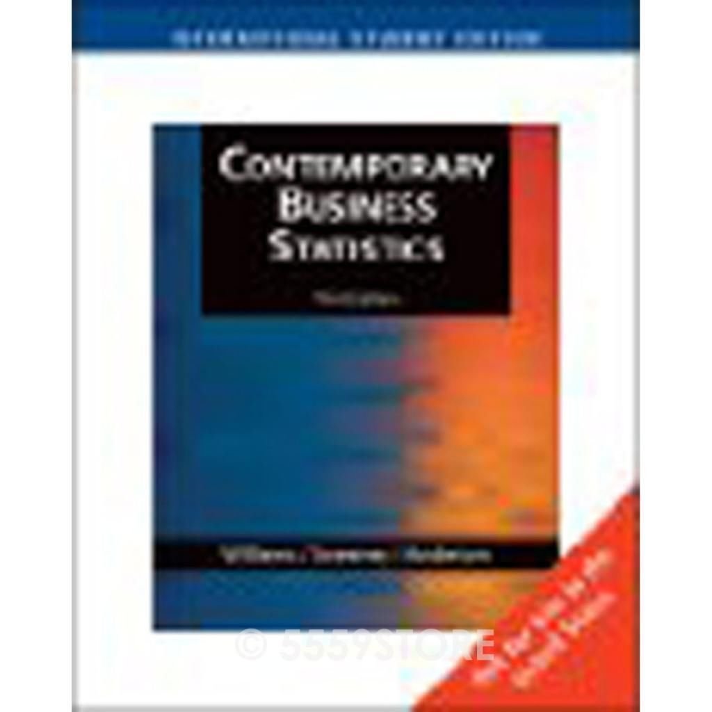 3rd Edition . Anderson, Thomas A. Williams and Dennis J. Sweeney (2008) Misc. Supplies – January 1, 2008