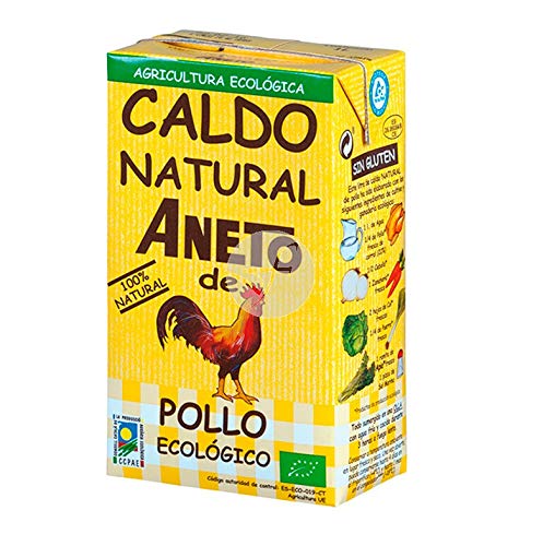 CALDO NATURAL DE POLLO ECO ANETO 1LT X 6 UNIDADES