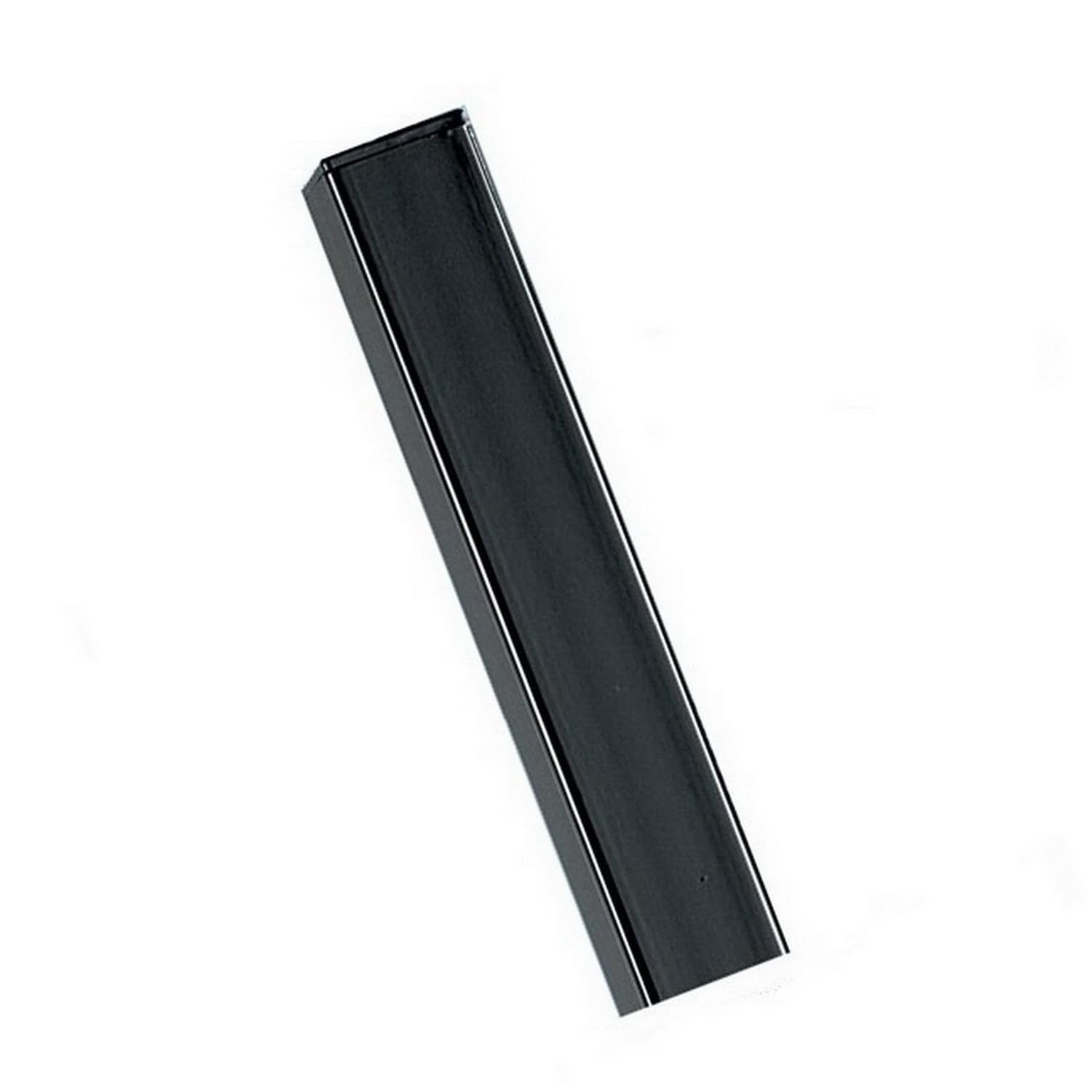 Black Metal Post 50Mm Sq Concrete-In Style Suitable For Fence, Railings And Gates (1600Mm Tall Flat Top Bp50x1600zp)