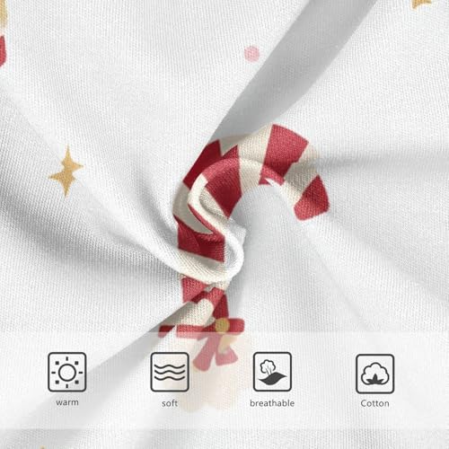 Girls' Hipster Panties Toddler Cotton Underwear for Baby Girls Christmas Candy Canes3