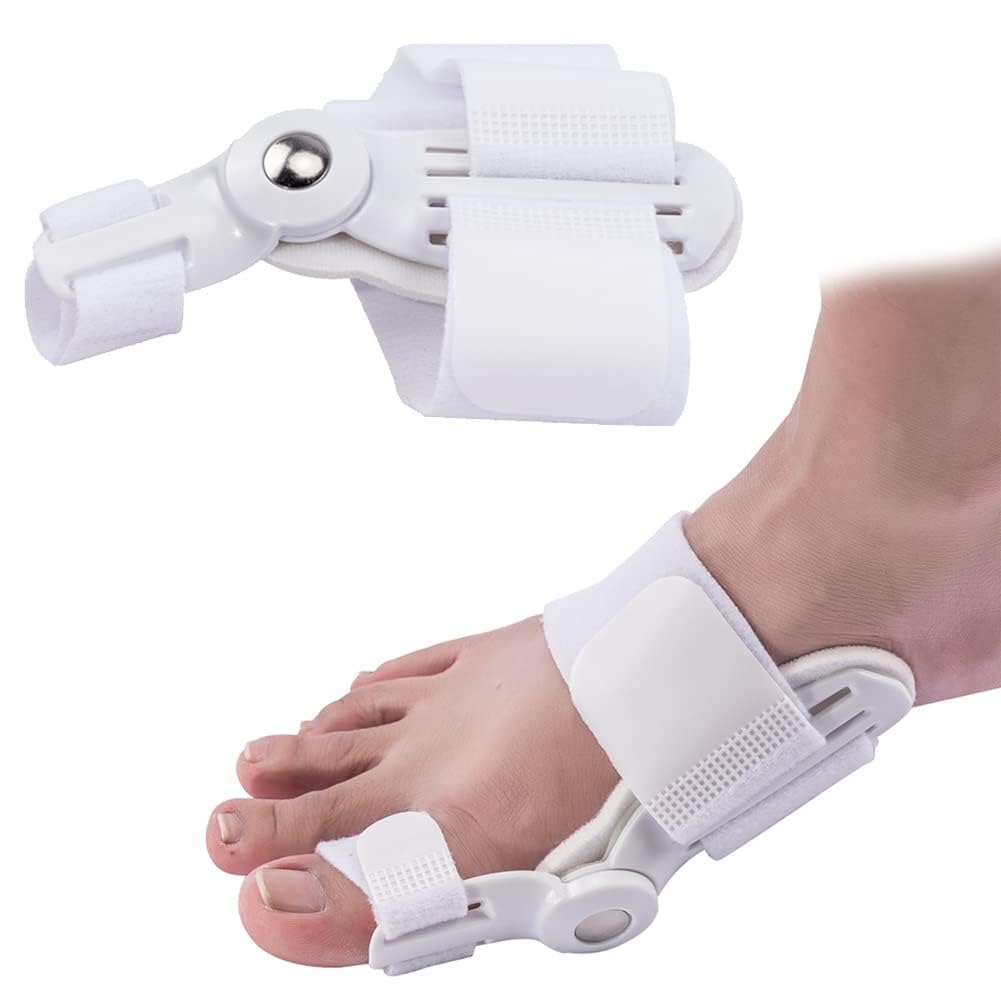 PUNZONE Toe Straightener Bunion Corrector Splint With Toe Fracture Support and Foot Support Pain Relief Toe Separator Orthopaedic Tight Fitting Band Support for Women and Men (Pack of 1) (B0CJ5JPPKP) Amazon Price History, Amazon Price Tracker