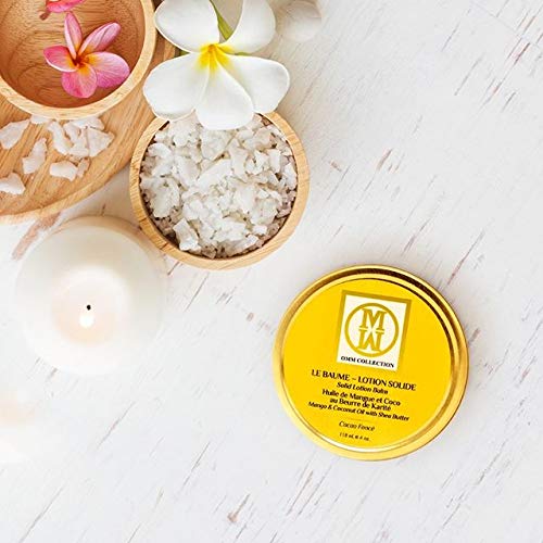 Miniatura 4 de Bálsamo de loción sólida Aceites naturales Mango, karité, cacao y coco Rico en mantequilla, hidratación para curar y suavizar la piel áspera, seca e