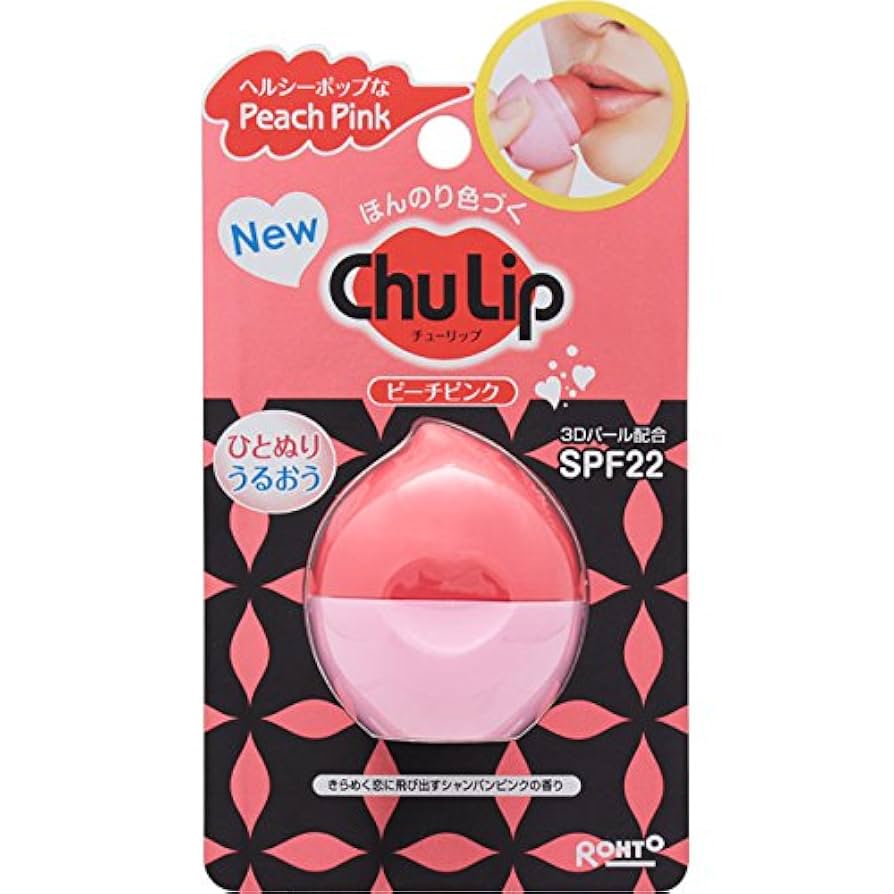 Amazon.co.jp: メンソレータム ChuLip (チューリップ) ピーチ