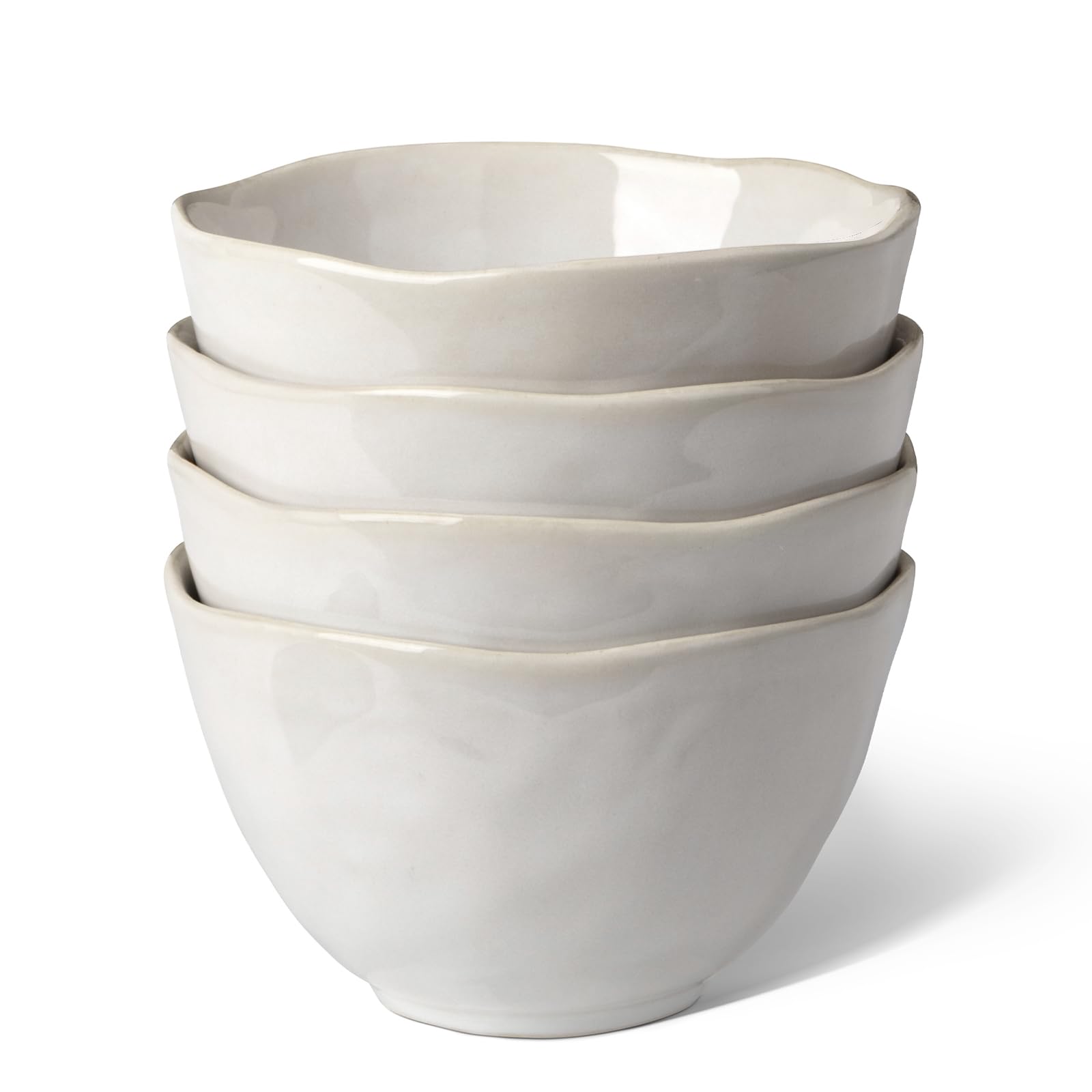 22 OZ Cereal Bowls, Deep Ceramic Bowls for Soup, Pho, Oatmeal, Salad, Ramen and Noodles, Microwave & Dishwasher Safe, 5.5" x 3.5"