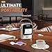 Rongta Bluetooth Label Maker Machine with Tape,Portable Wireless Labeler Machine,Handheld Sticker Maker for Barcode Labels,Home School Supplies,USB Rechargeable,Compatible with iOS/Android, White