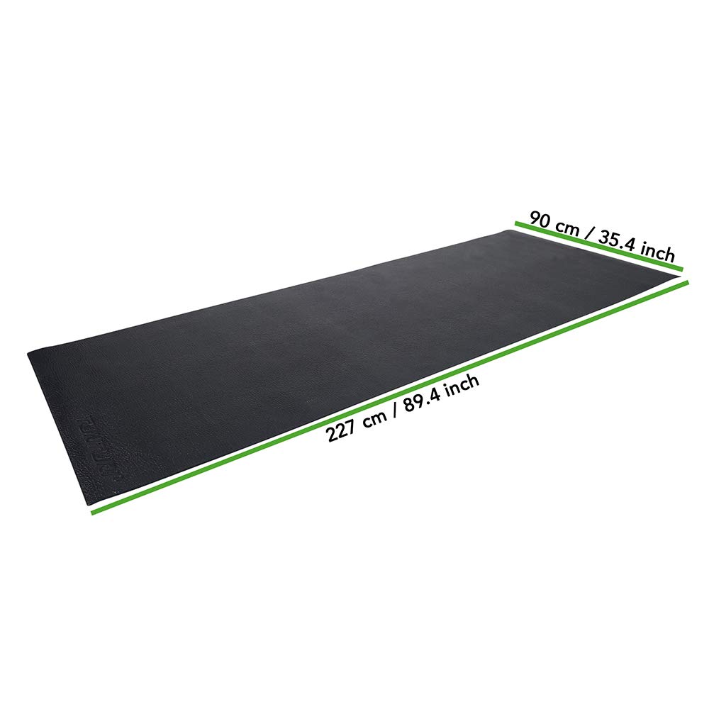 Tunturi-Fitness 14Tusfu120 Alfombrilla Protectora para Máquinas de Musculación, Unisex Adulto, Negro, 200 x 92.5 cm