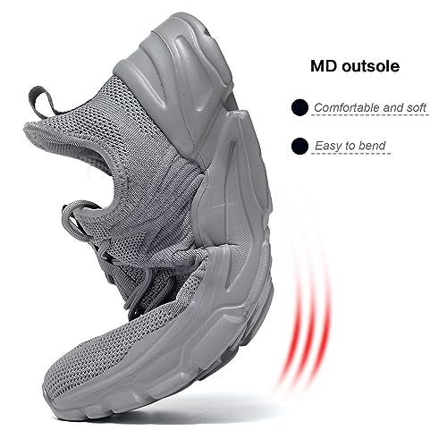 Image of Socviis Mens Slip On Running Shoes Athletic Walking Trainers Lightweight Breathable Mesh Tennis Sneakers