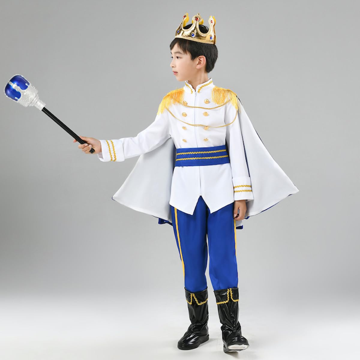 Amazon.co.jp: Yavoluy キング 王 王子様 コスプレ 衣装 7点セット