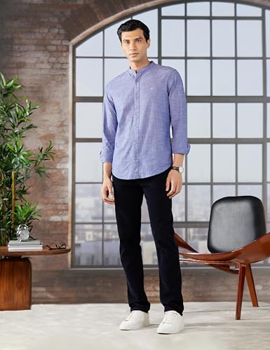 Image of United Colors of Benetton Men's Cotton Slim Fit Shirt