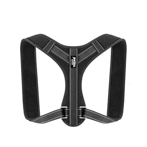 KDBDFC Adjustable Clavicle Posture Corrector Upper Back Brace Men Women Shoulder Lumbar Support Belt Corset Correction(L)