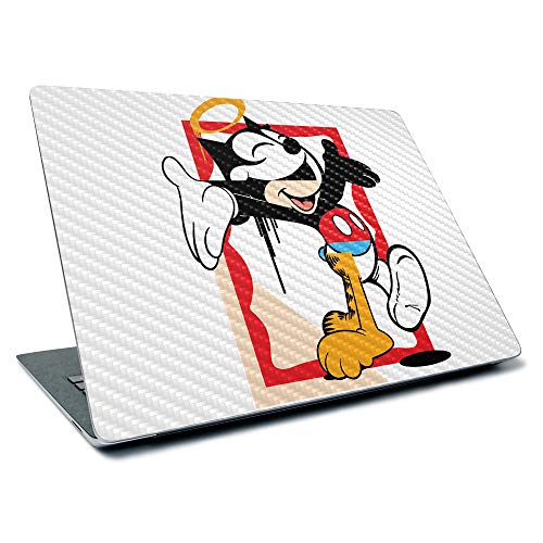 Image of MightySkins Carbon Fiber Skin for Microsoft Surface Laptop 3 13.5 inch (2019) - Characters Swap | Textured Carbon Fiber Finish | Easy to Apply, Remove, and Change Styles | Made in The USA