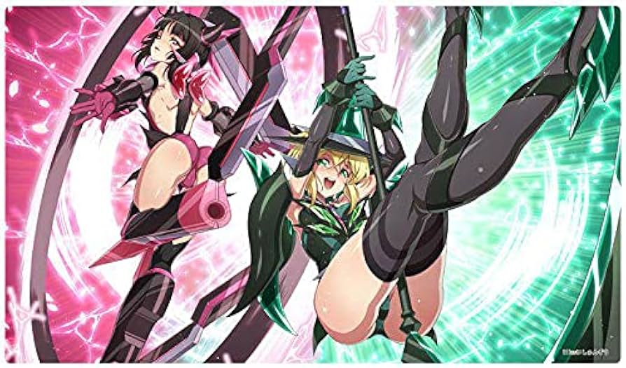 戦姫絶唱シンフォギア】 暁切歌 月読調 スリーブ プレイマット