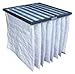 Pocket Air Filter, Synthetic, 24x12x14In.