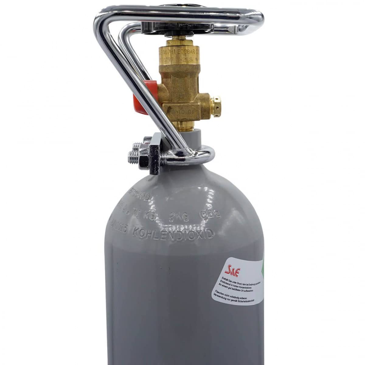 2 kg CO2 Gasflasche Kohlensäure Aquaristik Bar Zapf-Anlage Flasche Getränke